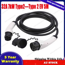 32A 7kW Type2—Type 2 EV 5M Charging Charger Power Cable BYD Tesla Model Y/3 AU