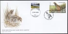 NEW ZEALAND 2008 Game Bird Habitat $10 Red-legged Partridge on FDC