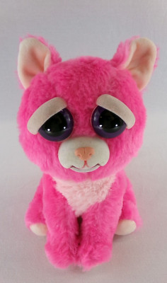 Feisty Pets Plush, Lady Monstertruck 9.5'' Cat Squeeze Jowels and Turns Evil -EUC