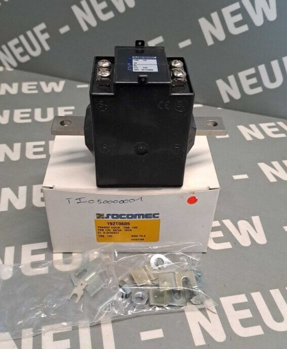 Transformateur SOCOMEC 192T0605 neuf pour sécuriser vos mesures de courant