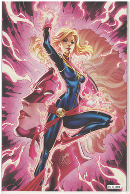 Captain Marvel #7 J. Scott Campbell SDCC 2019 Glow in the Dark Virgin Variant