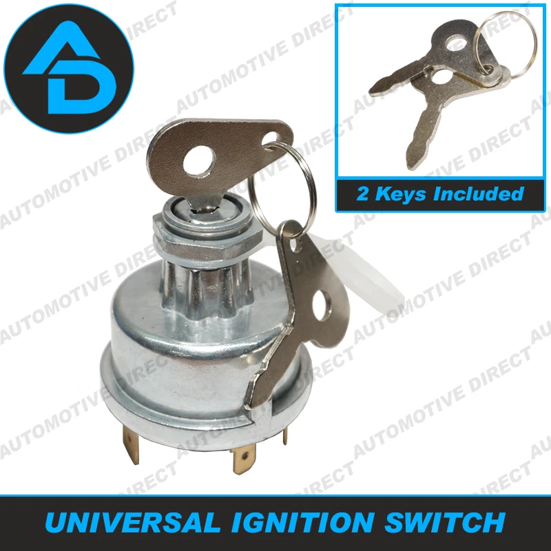 Lucas Ignition Switch With Keys – For MGB, Midget, Triumph TR, GT6 – Classic Part, 12V