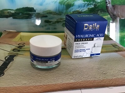DELIA Hyaluronsäure THERAPY Gesichtscreme Anti Falten Feuchtigkeit 50 ml x 2