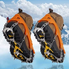 Winter Anti-Slip Crampons Snow Ice Cleats For Men Women Boot Shoes Covers Hiking