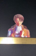 Attack On Titan Levi 3D Lenticular Anime Motion Car Sticker Decal Peeker