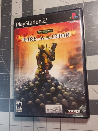 Warhammer 40,000: Fire Warrior (Sony PlayStation 2, 2003) Tau Ultramarines Chaos