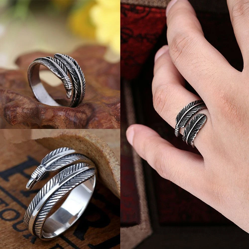 Feather thumb ring outlet