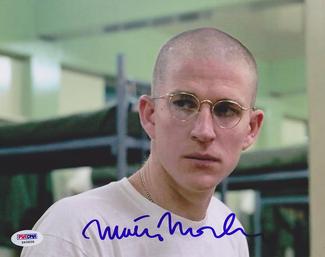 Matthew Modine SIGNED 8x10 Photo Private Joker Full Metal Jacket