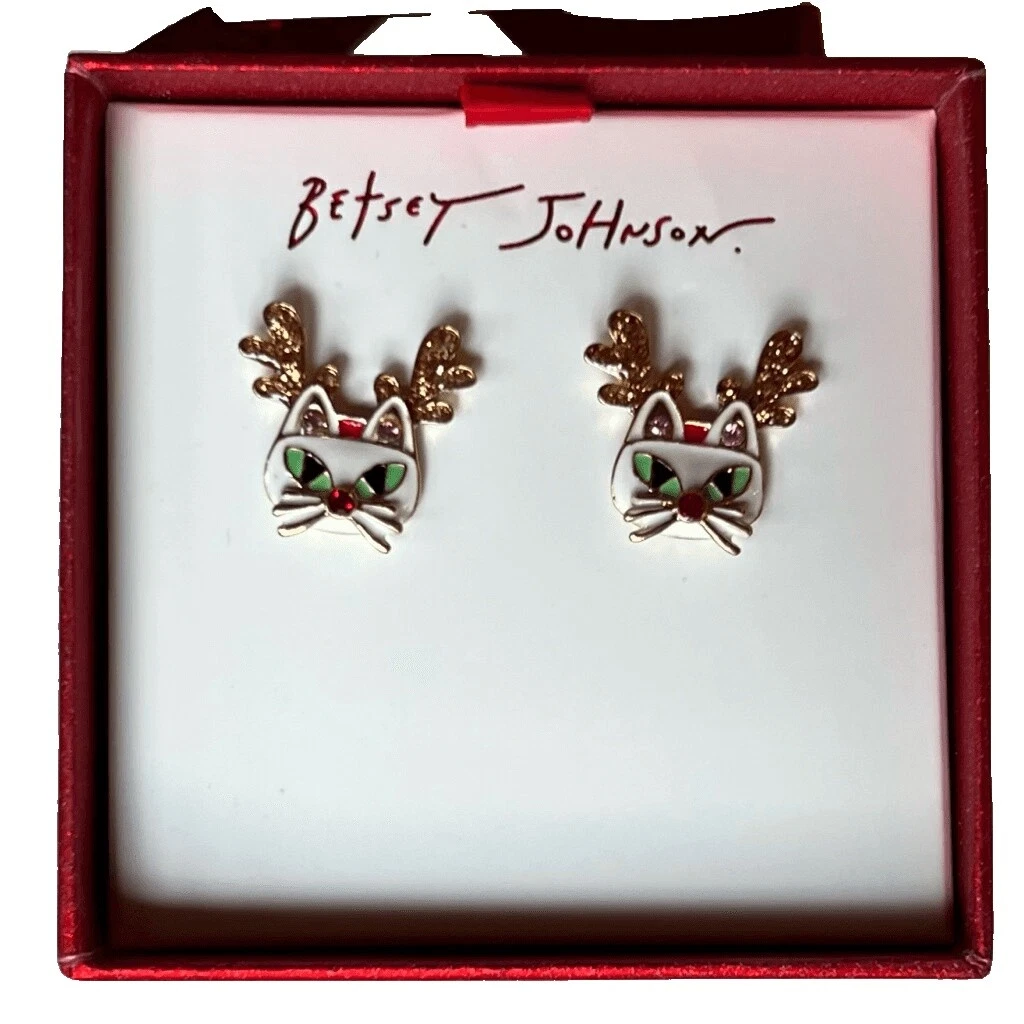 Joyería de Moda Blanco Esmalte Betsey Johnson