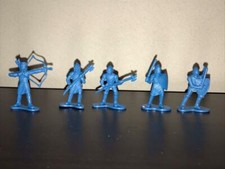 Lot of 5 Man at Arms Knight Figures - PRC / Dimensions for Children