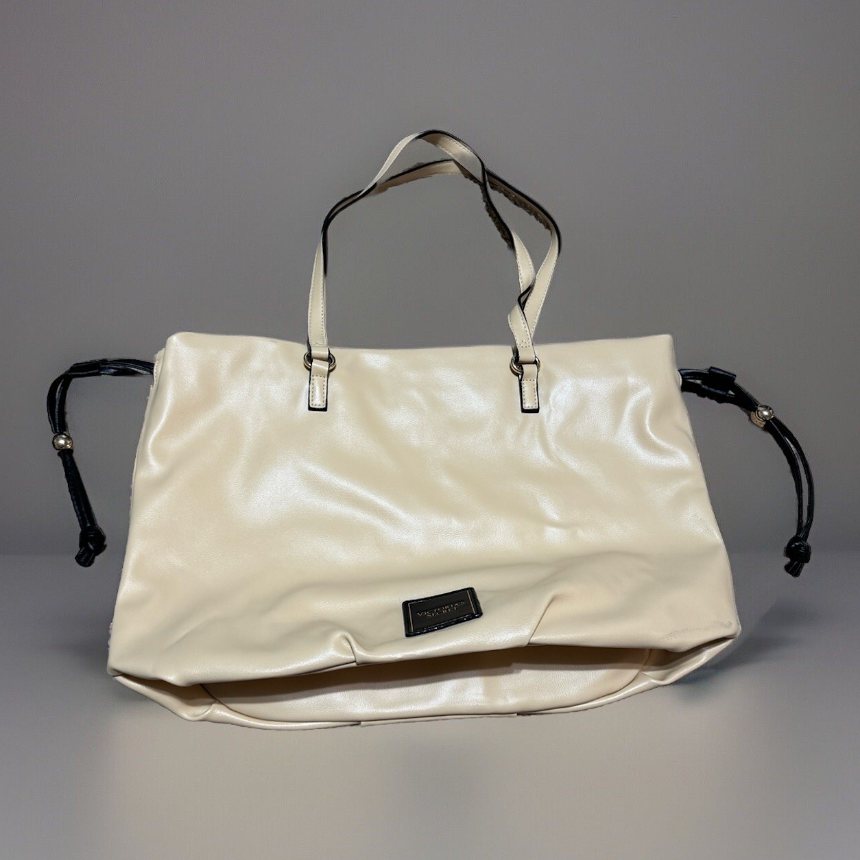RARE Victoria's Secret NWT Cinch-Top Tote, Purse Shoulder Bag, Soft Camel Color
