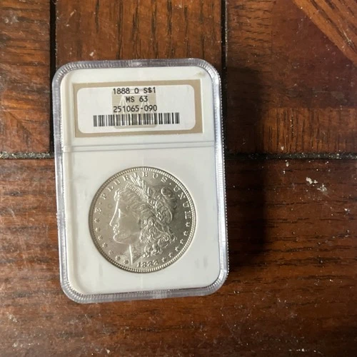 Morgan Dollar 1888-O NGC MS63 Silver $1 New Orleans Uncirculated KM#110