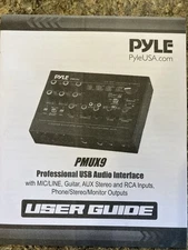 PylePro PMUX9 Pro Usb Audio Interface With Mic/Line