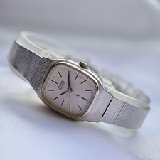 Citizen Square Gold Chain Ladies Watch 1622 Quartz Japan Authentic 064288