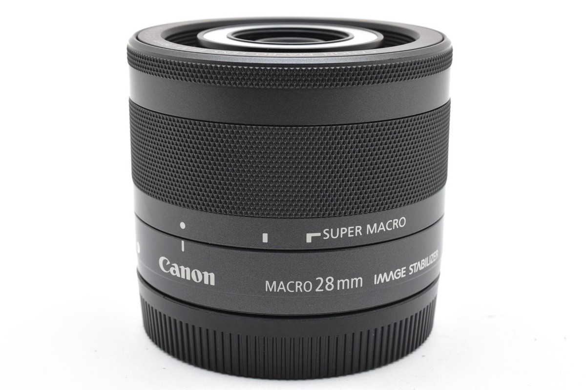 Canon EF-M 28mm f/3.5 Macro IS STM Lens Black EF-M Mount w/Caps