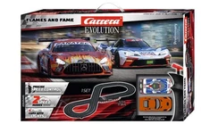 Carrera Evolution Flames & Fame 1/32 Scale Slot Car Set 20025245