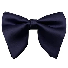  Bow Ties for Men, Pre Tied Bowtie Adjustable Oversize Mens Bow Tie for Navy