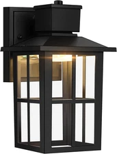 LED Outdoor Wall Lights, 10W 3000K/4000K/6500K Selectable, 800LM High Brightness