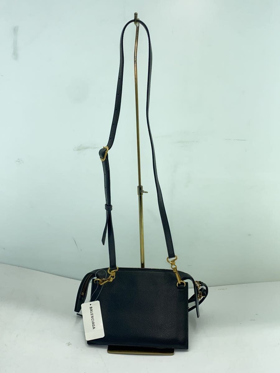 BALENCIAGA NEO CLASSIC LEATHER Black 655247 SHOULDER BALET Used thumbnail 3