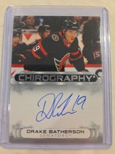 2024-25 Sp Authentic - 2023-24 Update Chirography  Drake Batherson #C-DB (AU)