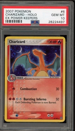 Pokemon Charizard EX Power Keepers Holo Rare #6 PSA 10 Gem Mint