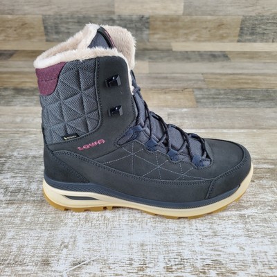 Lowa Ottawa GTX WS Womens Boot Sz 7 Anthracite Brown Rose Waterproof Winter Boot