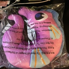 Seahorse Shaped Neck Travel Pillow For Kids Ages 5 NEW NWT