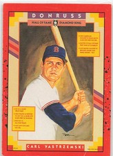 1990 Donruss - Carl Yastrzemski #588 Red Sox Diamond Kings