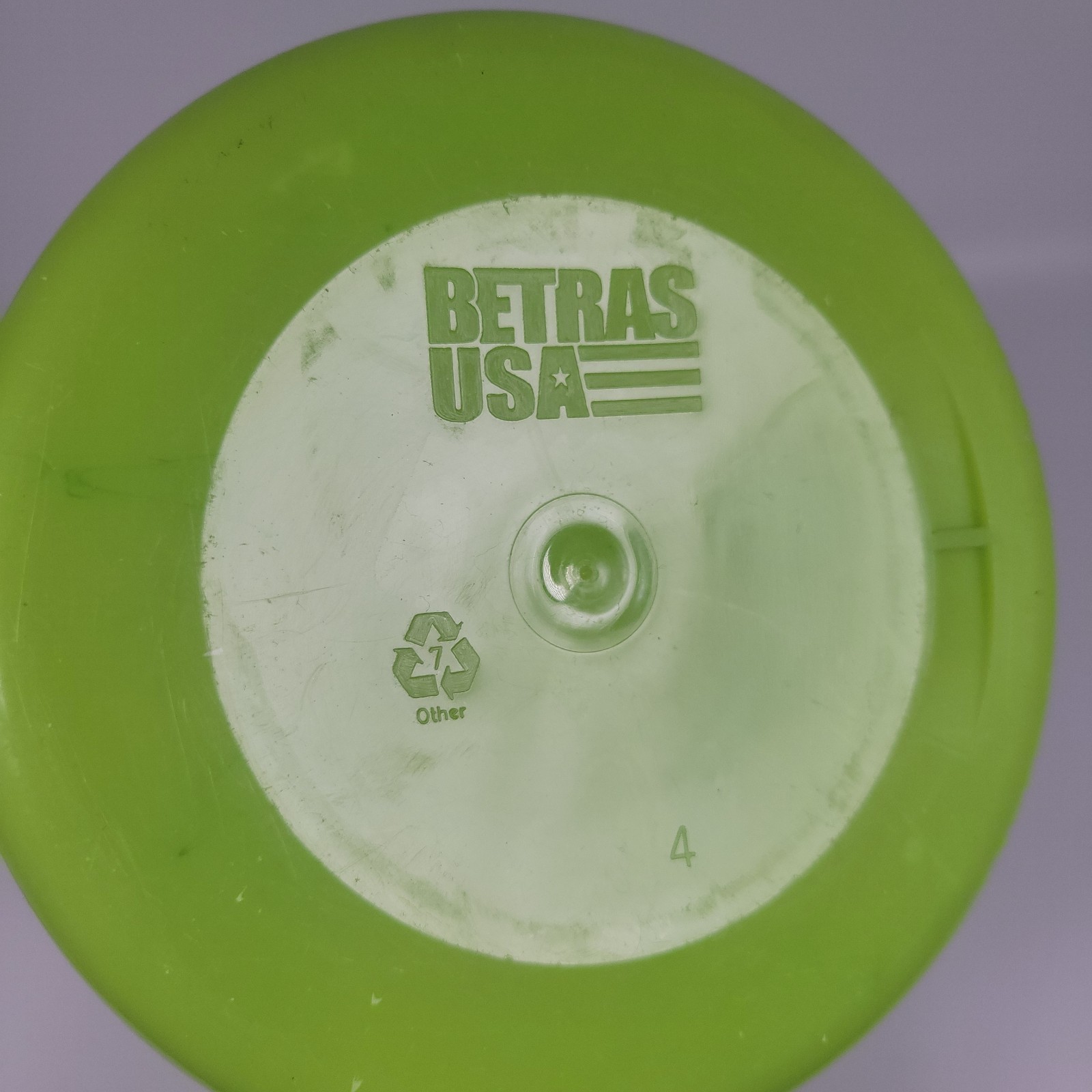 Betras USA Summer Fun Neon Green 52 oz Giant Refillable Travel Mug VTG 90s