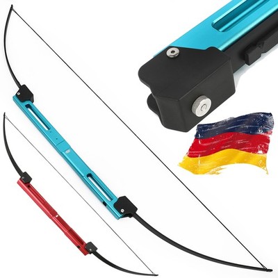 58'' Bogenschießen Faltbogen Straight Bogen Bogentasche 35lbs Recurve Bogen Jagd