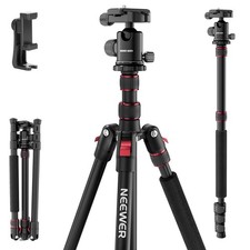 NEEWER Camera Tripod Monopod 71" Heavy Duty Por Travel DSLR Cell Phone Stand