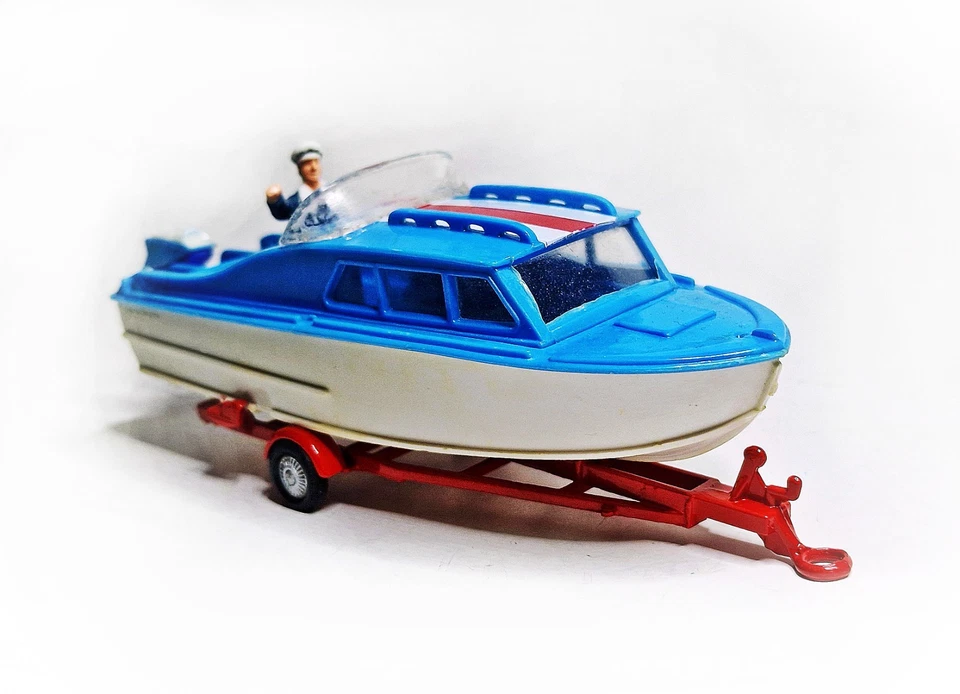 Corgi Toys Nr.  104  Dolphin 20 Cruiser -  inklusive Repro Box und Figur - Bild 4 von 4