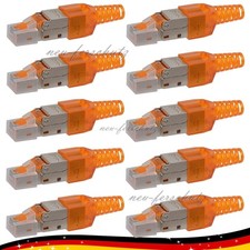 10x Netzwerkstecker CAT 7 Werkzeuglos RJ45 Ne...