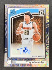Trey Alexander 2024-25 Panini Donruss Optic Rated Rookie Fast Break Auto RC #321