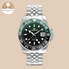 Orologio Lorenz - Special Edition GMT - 030257CC - W.R. 200mt - Ghiera Ceramica