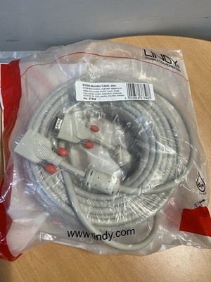 Monitor Kabel VGA 20m Lindy Computer Bildschirm Anschlusskabel