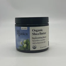 Sky Organics Organic Shea Butter • Body& Face Certified Organic, 15Oz.
