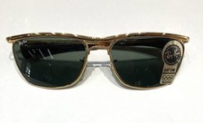 Occhiali RAY BAN OLYMPIAN II Deluxe B&L USA Oro VINTAGE / Da Stock