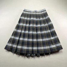 French Toast Pleated Skirt Girls 18 Multicolor Plaid Adjustable Waist Side Zip