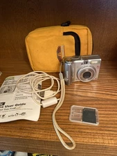 Canon PowerShot A540 Silver 6.0MP Digital Camera Working Please Read Description