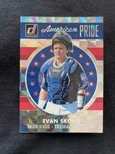 2017 Panini Donruss - American Pride Evan Skoug #AP-19 /999 (RC)