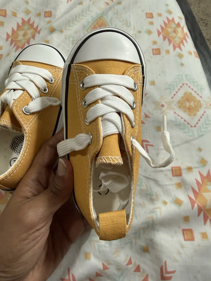 Zapatos deportivos de lona acolchados suaves y duraderos para niños pequeños -7 Foto 4 de 4