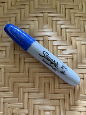 Sharpie Chisel Tip Marker Permanent BLUE Posters Arts Crafts Office School Home