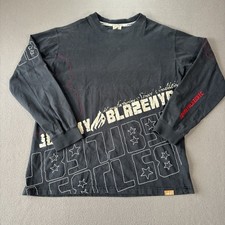 VTG Johnny Blaze Long Sleeve Shirt Mens XL Embroidered Logo 90s Y2K Streetwear