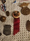 Vintage Junk Drawer Lot BSA Items Advertising Badges Bottle Openers More — photo 3