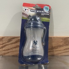 MLB VARIOUS TEAMS SIPPY CUP w/CLIP 10OZ YANKEES