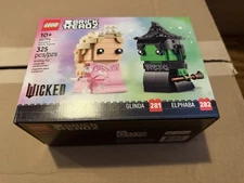 LEGO 40794 Brickheadz Wicked Elphaba & Glinda Figures NIB New Sealed 325 Pcs.🔥