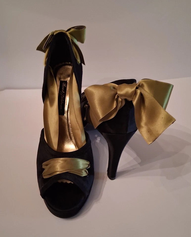 Beverly Feldman Tacones Cinta Talla 9 Foto 2 de 3