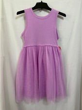 Wonder Nation Ribbed Tulle Tank Tutu Dress Girls Purple Many sizes New