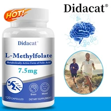 L-Methylfolate Capsules Improve Intelligence,Supports Mood,Cognitive & Nerve